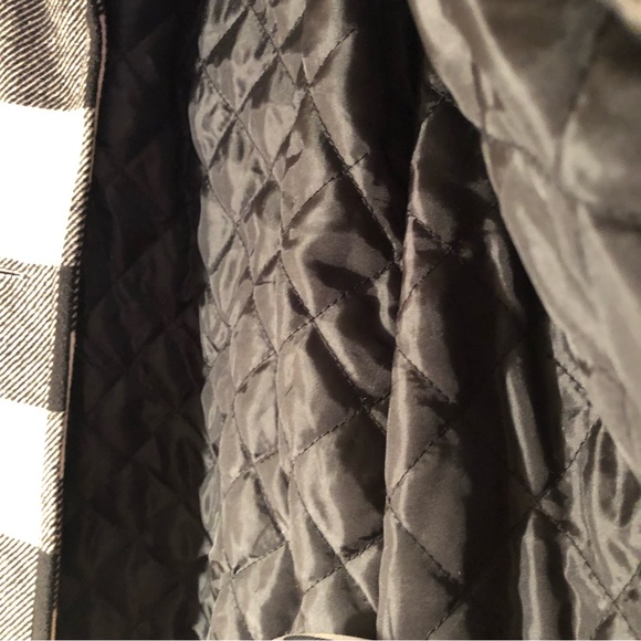 Womens Urban Republic Collection Plaid Pea Coat - Picture 6 of 16